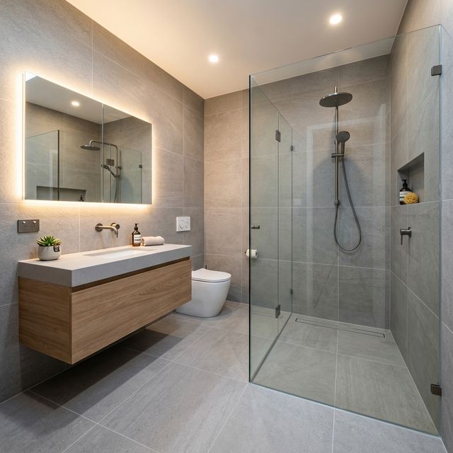 Inner West bathroom silicone sealing finished